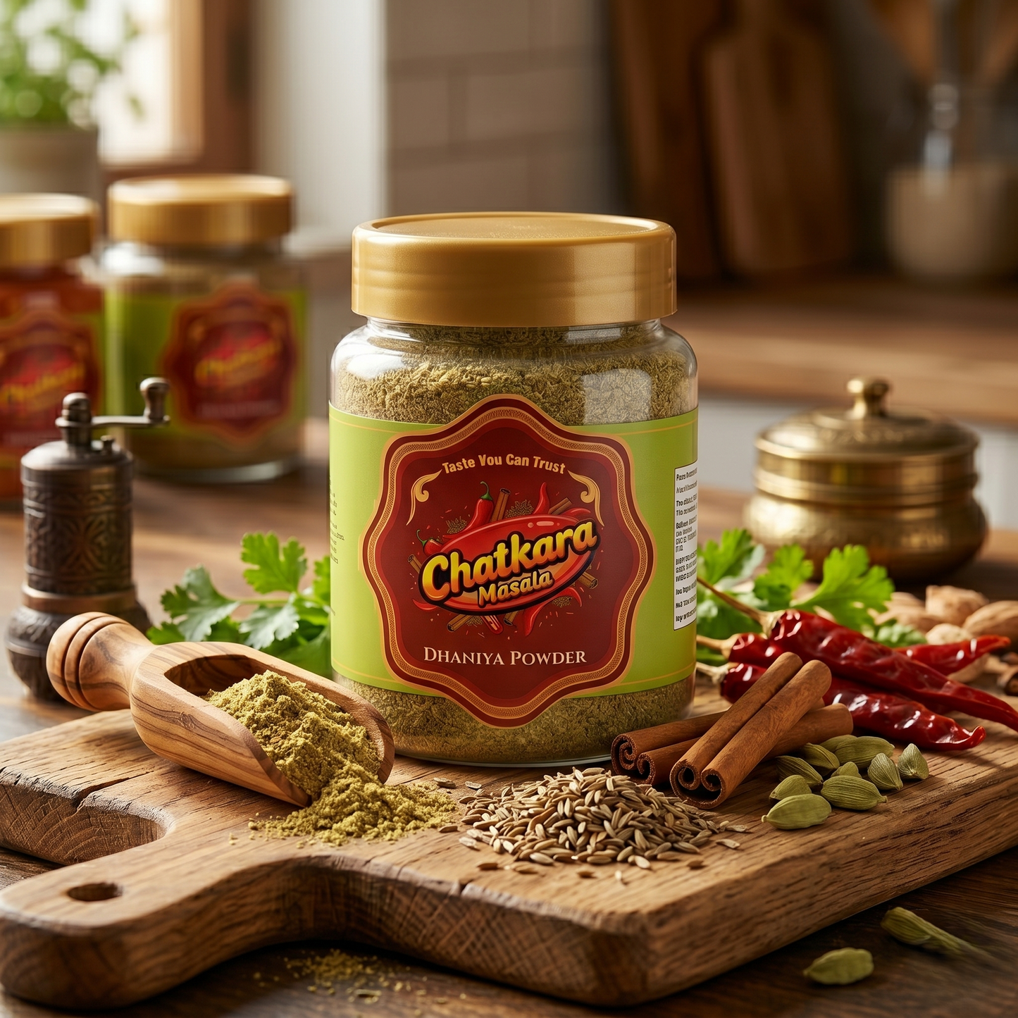 Fresh Ground Dhania Powder (Coriander) – 100% Pure (100g)