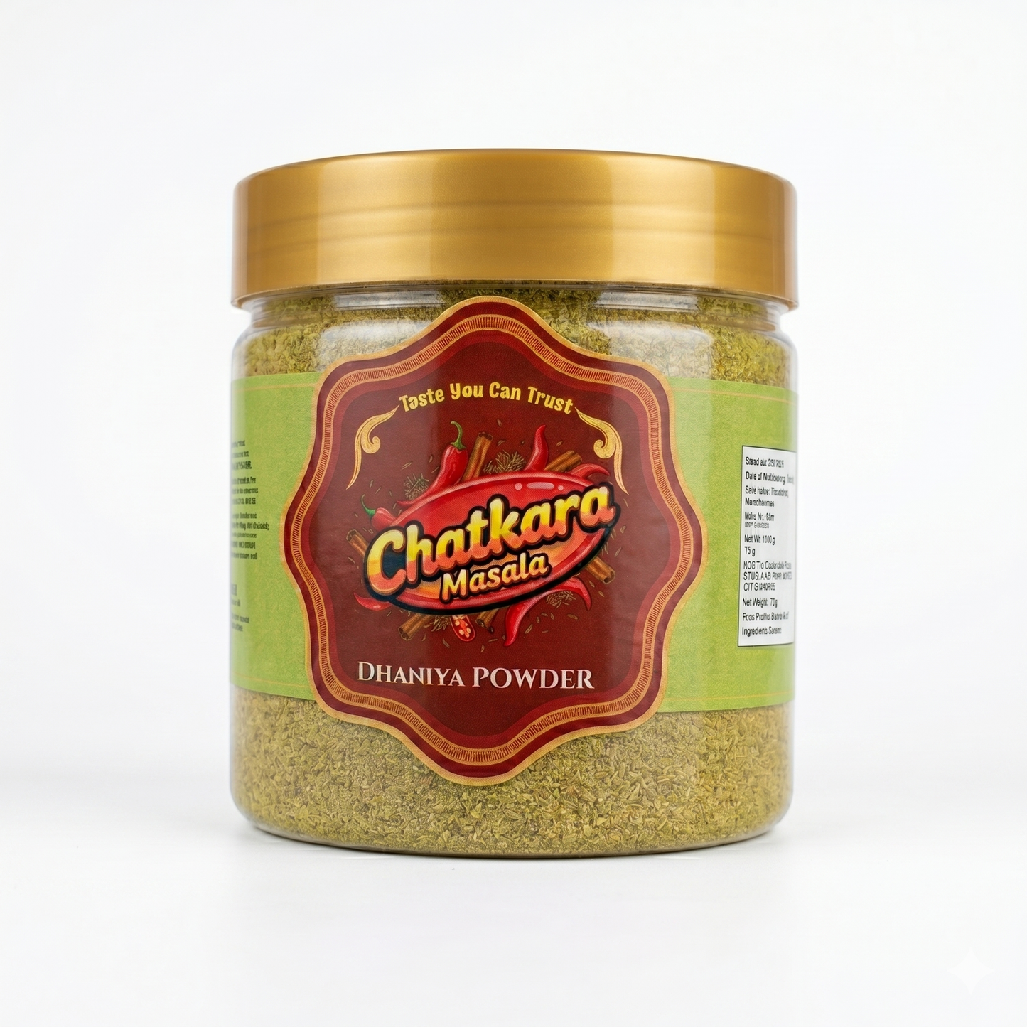 Fresh Ground Dhania Powder (Coriander) – 100% Pure (200g)