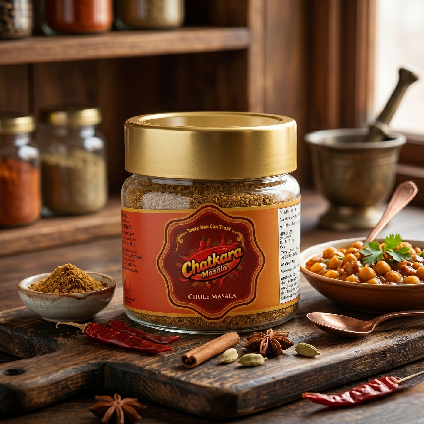 Authentic Chole Masala Powder – For Perfect Chana Masala (50g)