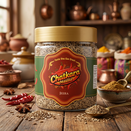 Premium Whole Jeera (Cumin Seeds) – Unadulterated & Natural (200g)