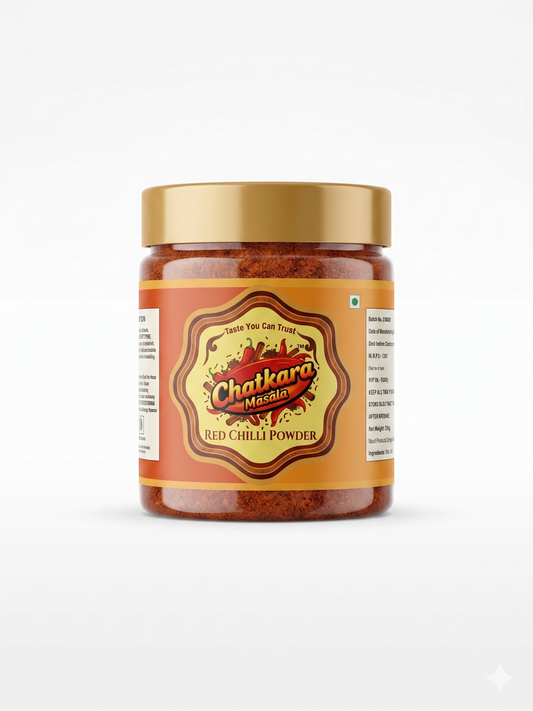 Premium Red Chilli Powder (Lal Mirch) – No Added Colors (200g)