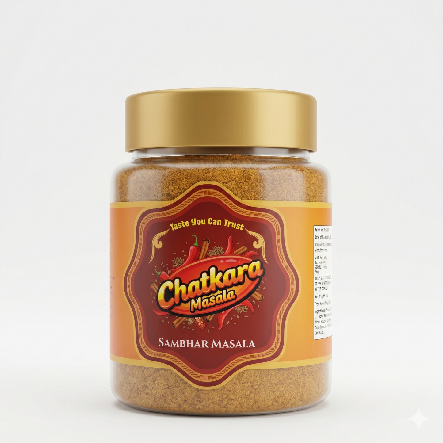 Authentic South Indian Sambhar Masala Powder (100g)